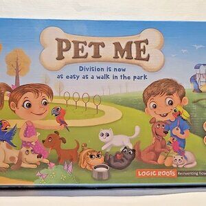 PET ME Division Math Board Game Logic Roots 2017 Brain Toy Winner STEM - New